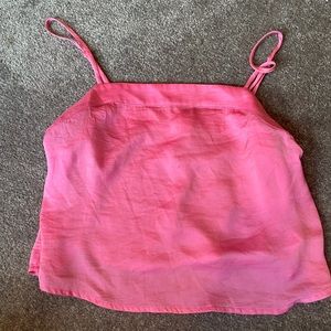 Pink tank top